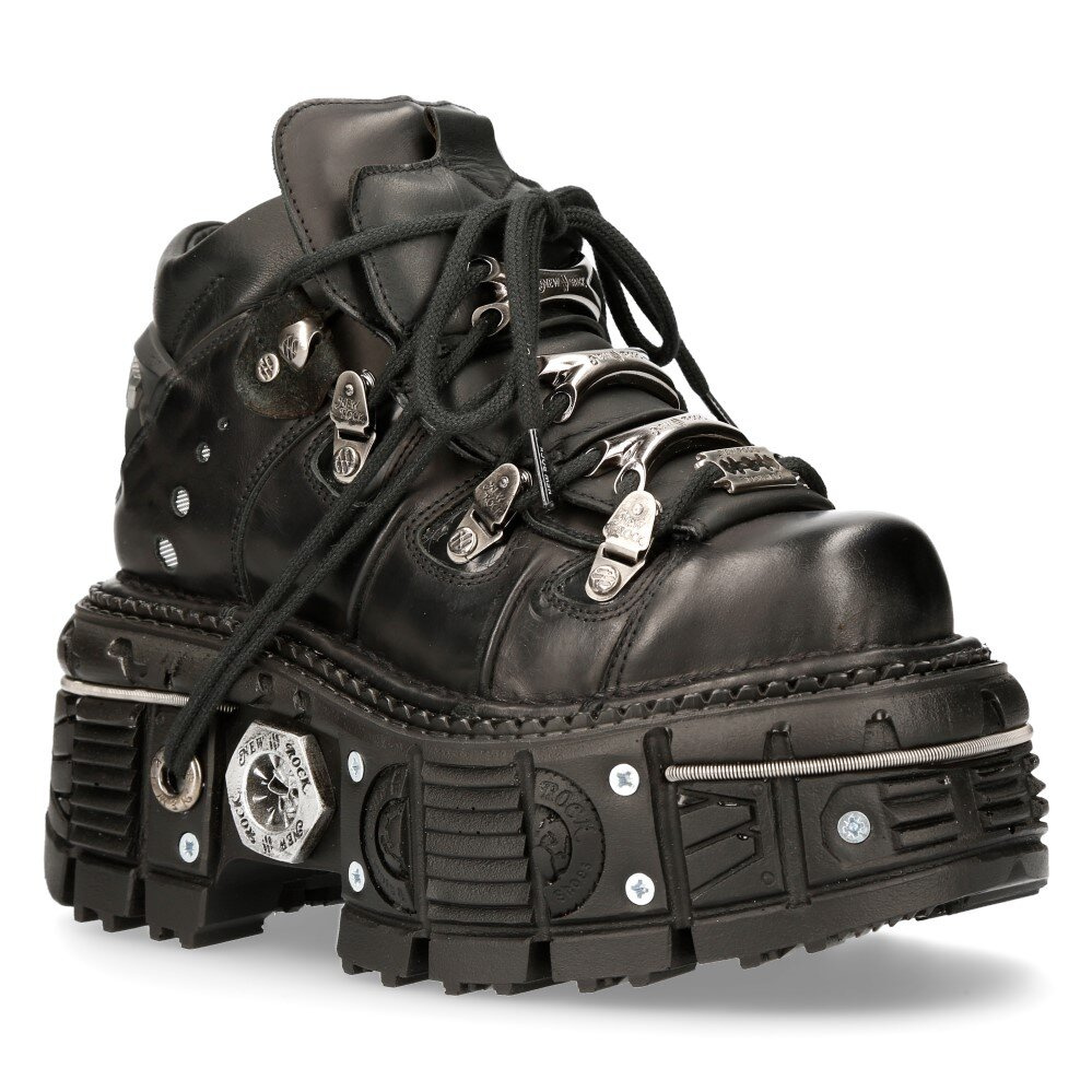 new rock cyberpunk boots
black leather platform goth shoes
metal cyber stompers
chunky alternative unisex boots