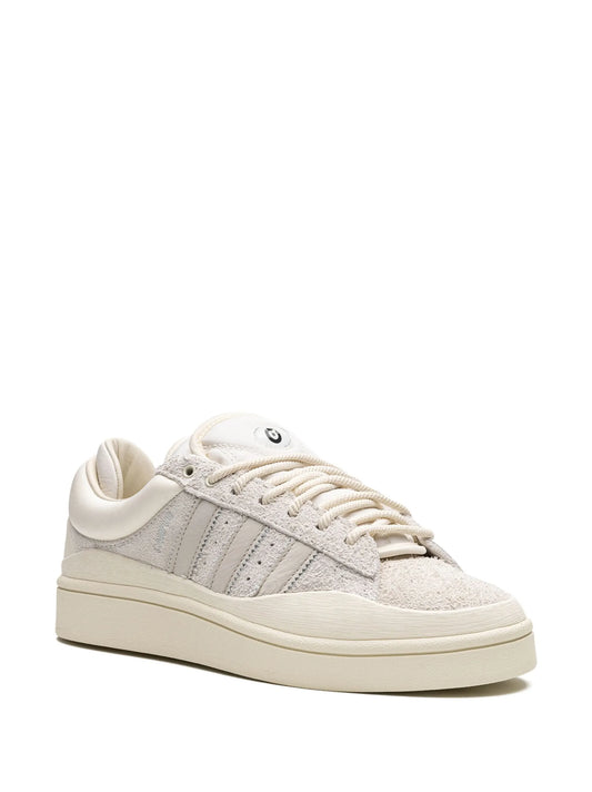 adidas x Bad Bunny Campus Cream sneakers

cream buckle low-top shoes collab

retro suede adidas campus low

limited edition adidas cream sneakers
