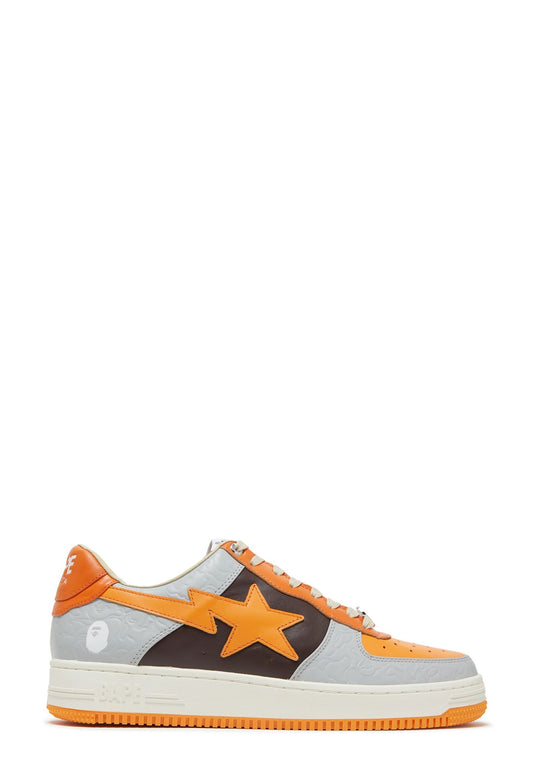 Bape Sta Gray, orange, brown & white low-top sneakers

Bathing Ape glossy patent sneakers

Streetwear star-panel low shoes

Bape-style Gray, orange, brown & white sneakers