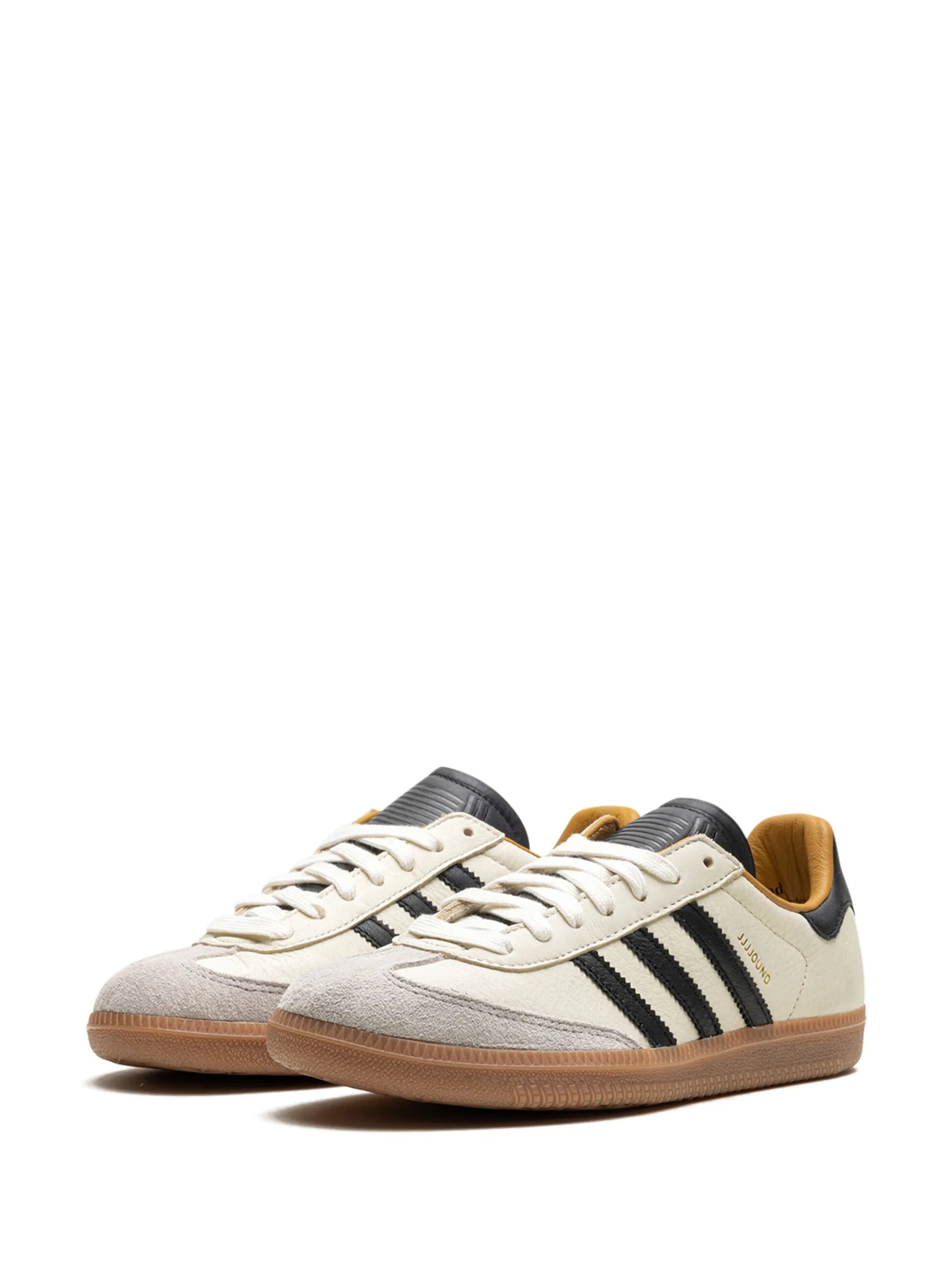 adidas x JJJJound Samba OG Off White sneakers

jjjjound samba core black gum sole

minimalist samba low-top shoes

limited adidas jjjjound samba sneakers