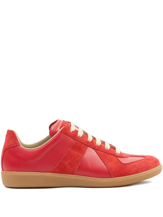 red german army trainers sneakers

retro maison margiela style shoes

luxury suede panelled trainers

leather minimalist sneakers void packaging