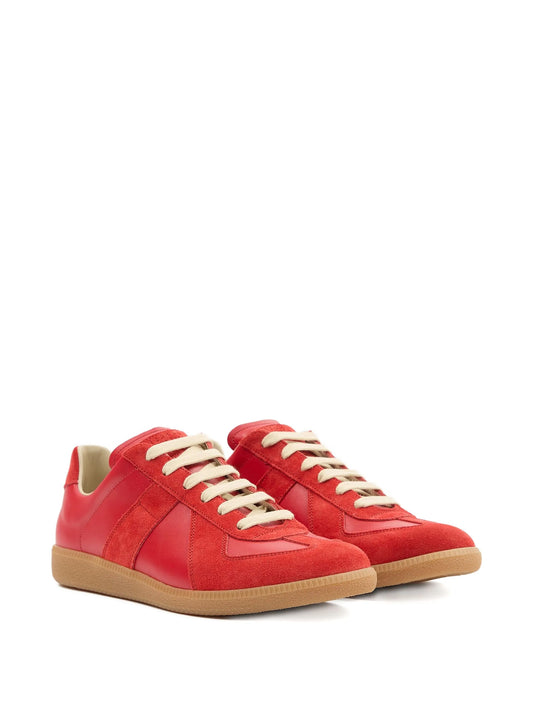 red german army trainers sneakers

retro maison margiela style shoes

luxury suede panelled trainers

leather minimalist sneakers void packaging