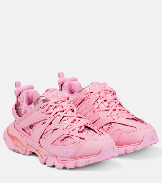 balenciaga track lace-up pink sneakers

balenciaga style running shoes

chunky grey sneakers for men

luxury mesh sneakers