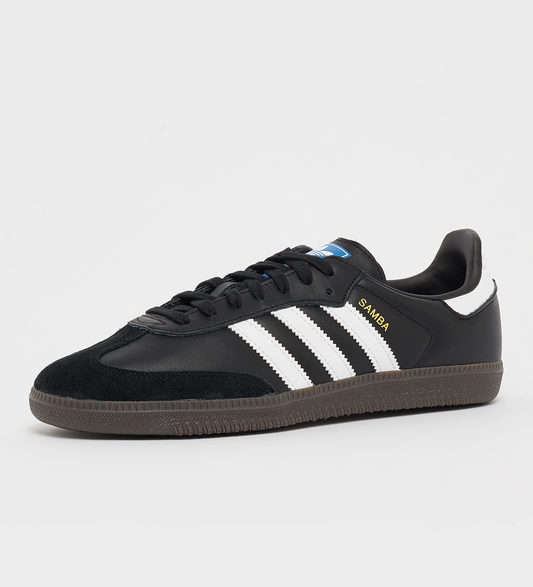 adidas samba og black white sneaker

classic 3-stripe retro low top

adidas samba gum sole streetwear shoes

vintage black white adidas trainers