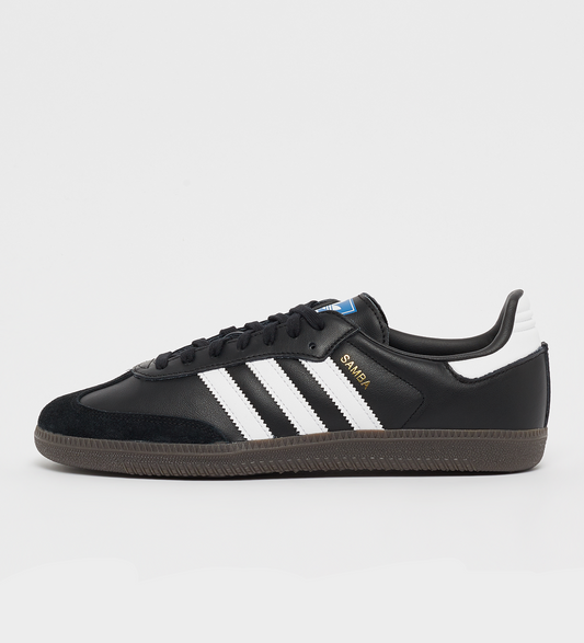 adidas samba og black white sneaker

classic 3-stripe retro low top

adidas samba gum sole streetwear shoes

vintage black white adidas trainers