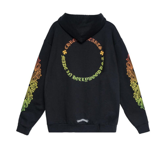 chrome hearts floral sleeve hoodie

gradient zip up chrome hoodie

gothic cross print streetwear hoodie

chrome hearts made in hollywood hoodie