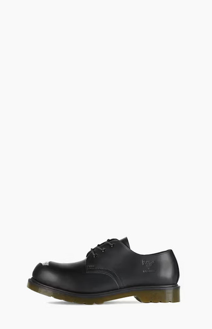 steel toe black leather derby shoes

punk style industrial oxford shoes

black steel cap dress shoes

triple black derby with metal toe

Raf Simons x Dr. Martens Steel Toe Black Leather Shoes