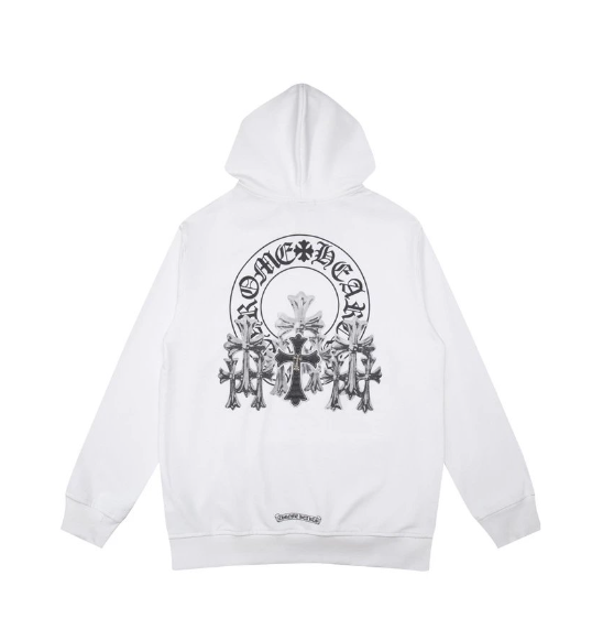 chrome hearts pullover hoodie silver cross

triple cross black hoodie streetwear

gothic luxury hoodie black

designer street hoodie with metallic graphic