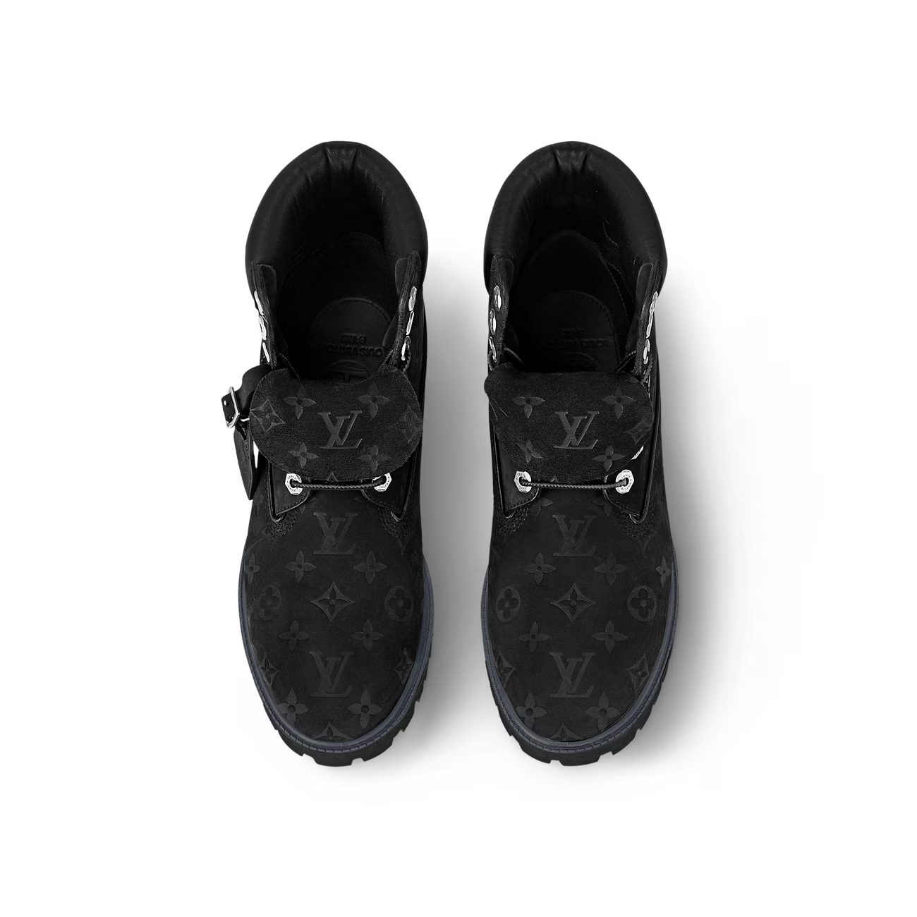 Monogram wheat 6-inch boots

luxury timberland style black boots

designer waterproof ankle boots

high-end embossed streetwear boots

Louis Vuitton x Timberland 6" Ankle Boot Monogram Black Wheat