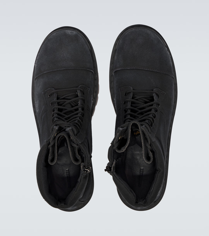 platform combat boots black

chunky sole lace-up boots

Balenciaga strike inspired heavy boots

urban utility black fashion boots