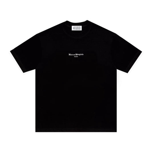 Black Maison Margiela inspired deconstructed tee

minimalist boxy fit shirt off white

avant-garde cotton t-shirt VOID WORLDWIDE

distressed fashion tee streetwear